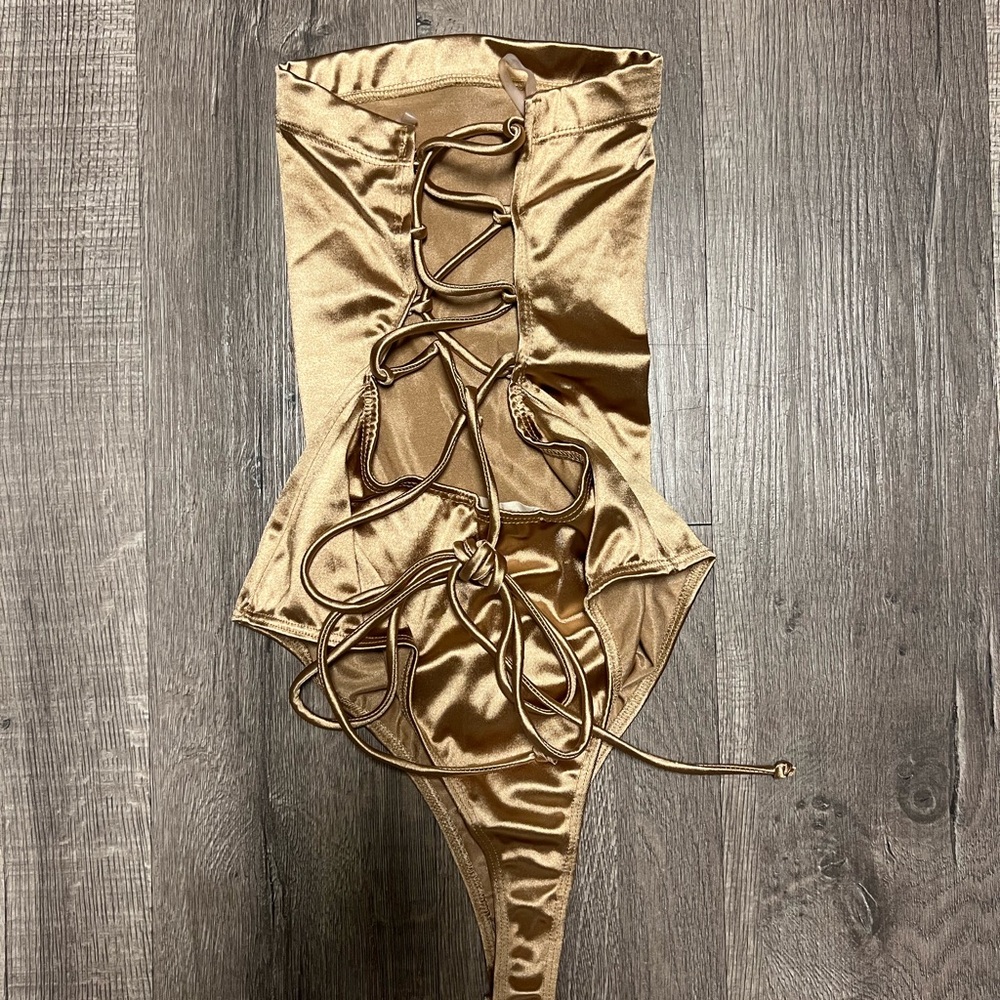 Gold Body Suit